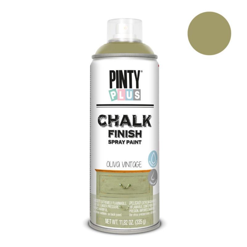 Farba kredowa do mebli w sprayu PintyPlus Chalk Finish 400ml oliwkowy matowe 1 szt