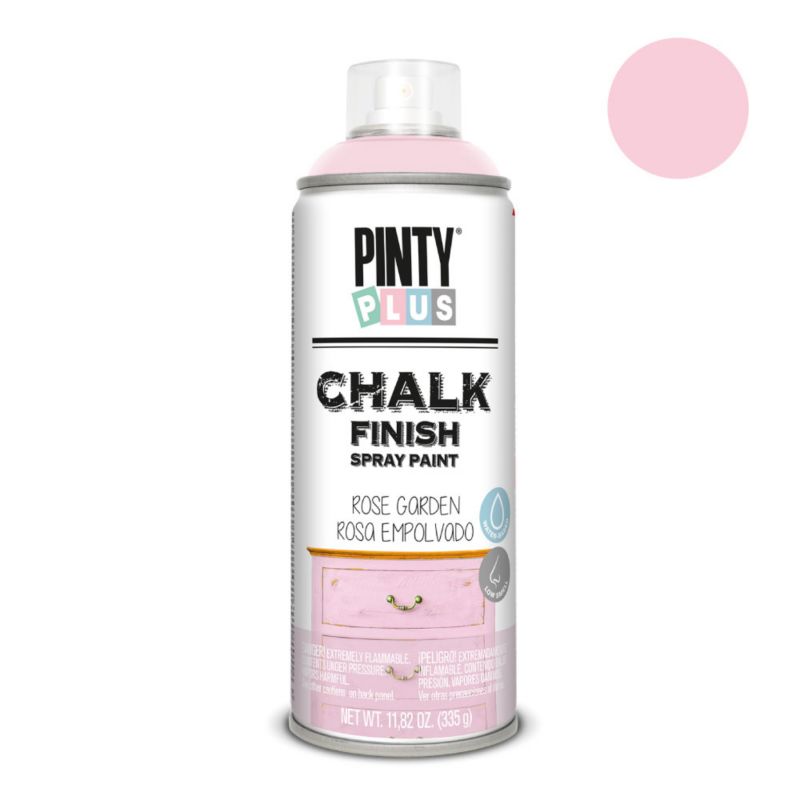 Farba kredowa do mebli w sprayu PintyPlus Chalk Finish 400ml różowy pudrowy matowe 1 szt