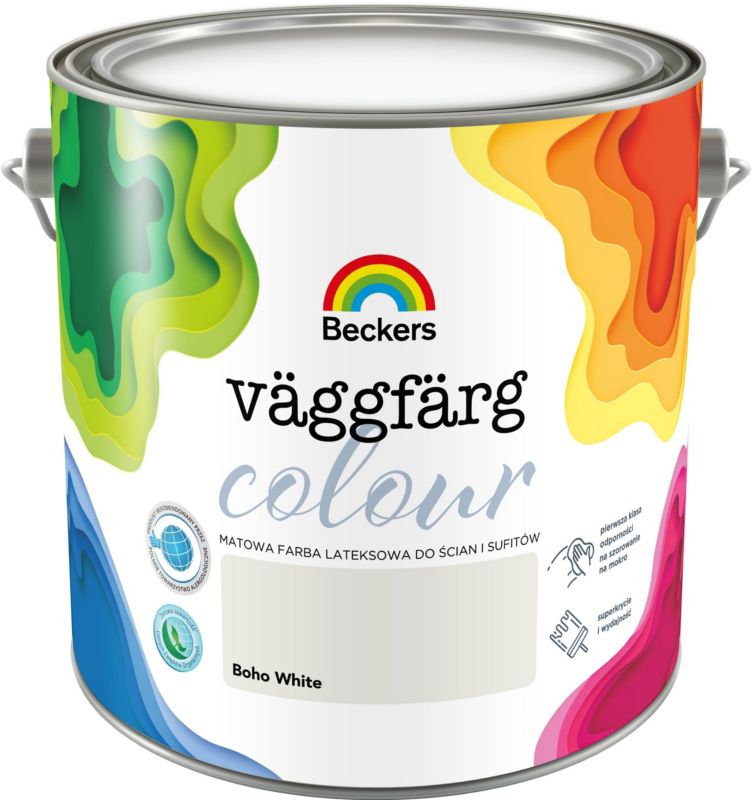 Farba lateksowa Beckers Vaggfarg Colour boho white 2,5 l
