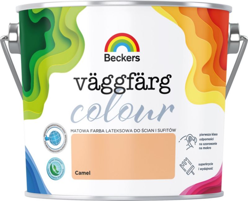 Farba lateksowa Beckers Vaggfarg Colour camel 2,5 l