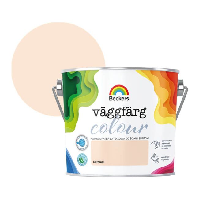 Farba lateksowa Beckers Vaggfarg Colour caramel 2,5 l