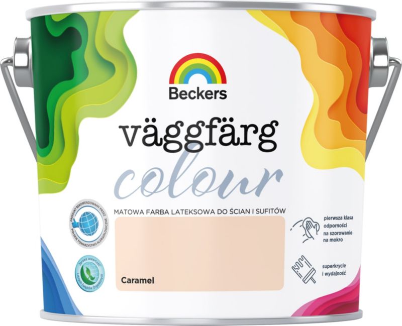 Farba lateksowa Beckers Vaggfarg Colour caramel 2,5 l