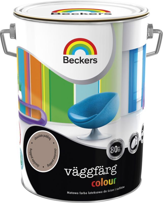 Farba lateksowa Beckers Vaggfarg Colour chocolate pudding 5 l