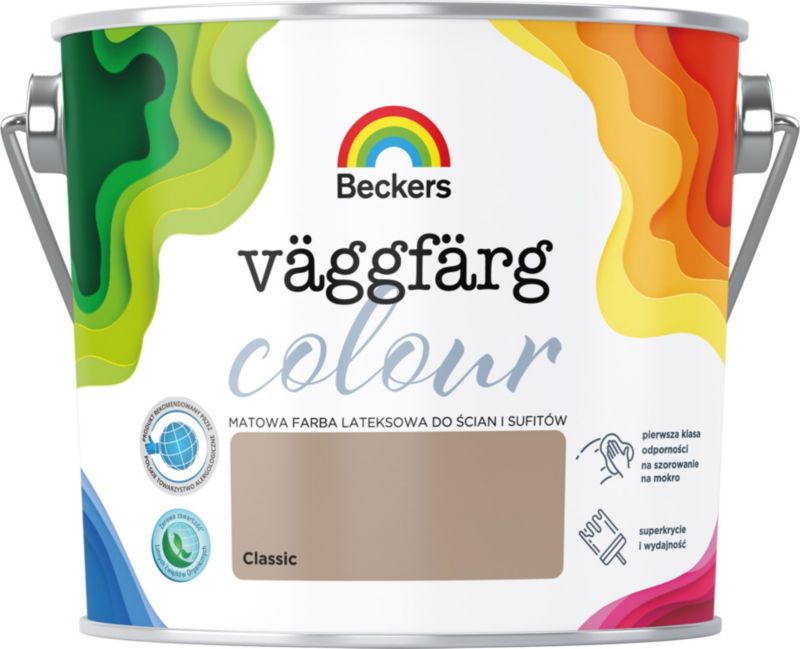 Farba lateksowa Beckers Vaggfarg Colour classic 2,5 l