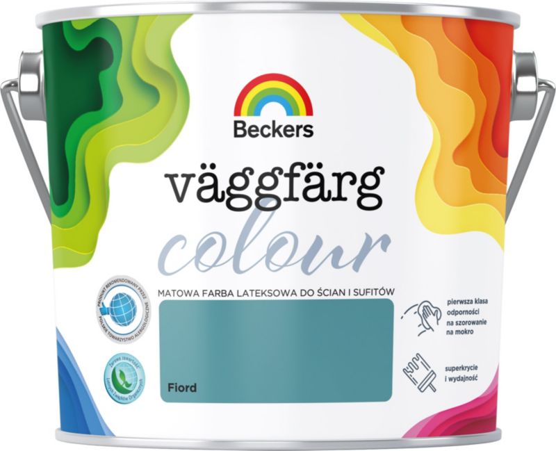 Farba lateksowa Beckers Vaggfarg Colour fiord 2,5 l