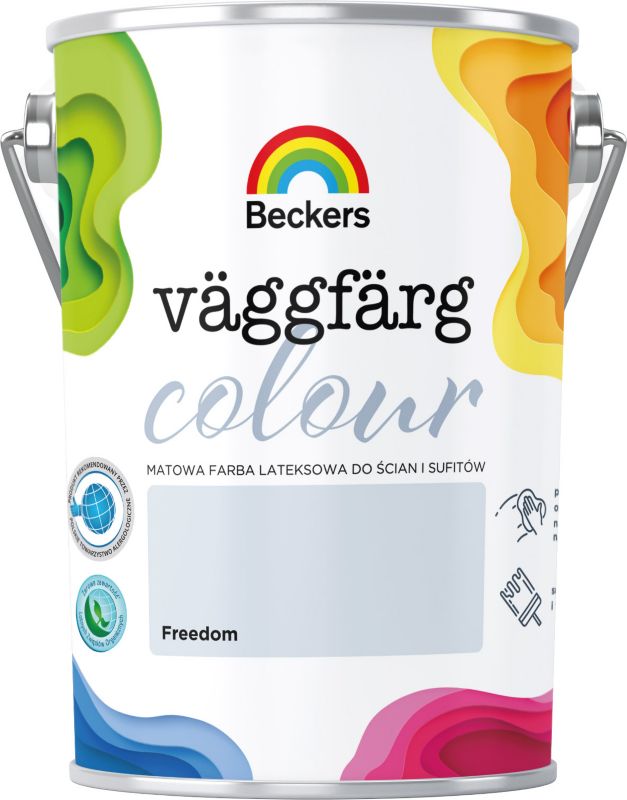 Farba lateksowa Beckers Vaggfarg Colour freedom 5 l