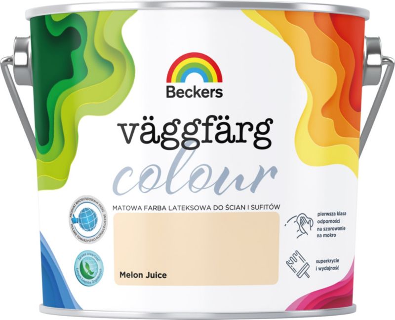 Farba lateksowa Beckers Vaggfarg Colour melon juice 2,5 l