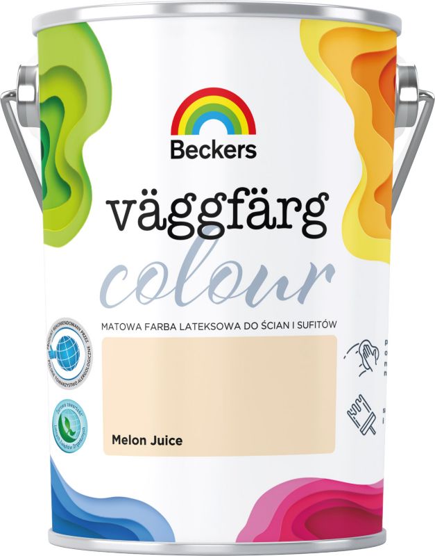 Farba lateksowa Beckers Vaggfarg Colour melon juice 5 l
