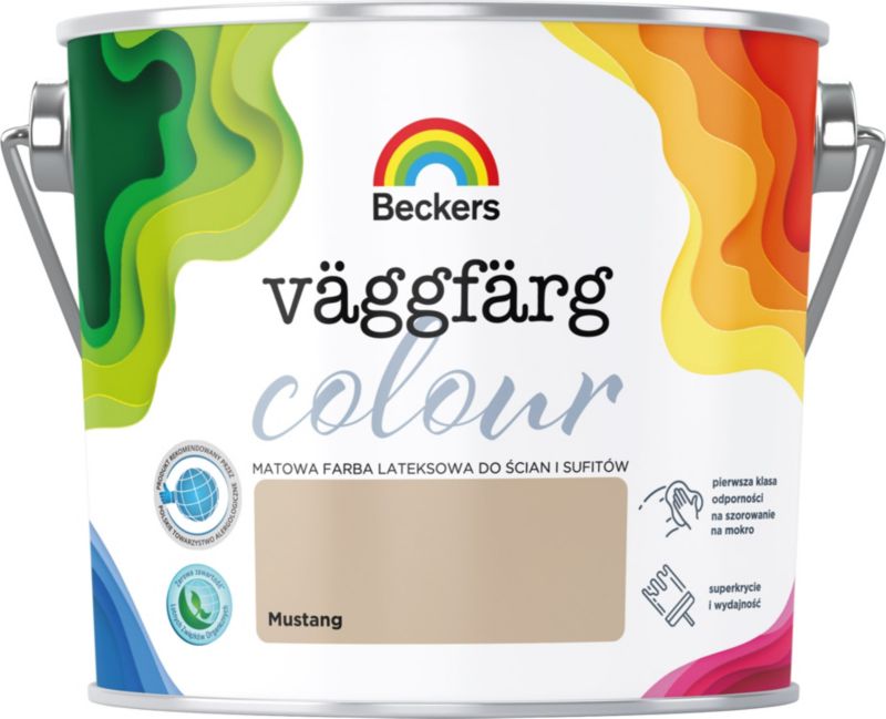 Farba lateksowa Beckers Vaggfarg Colour mustang 2,5 l