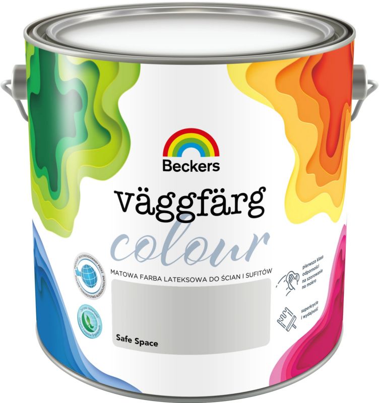 Farba lateksowa Beckers Vaggfarg Colour safe space 2,5 l
