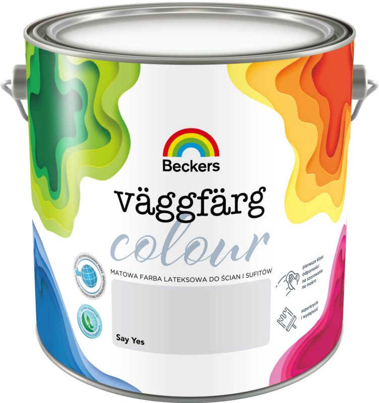 Farba lateksowa Beckers Vaggfarg Colour say yes 2,5 l