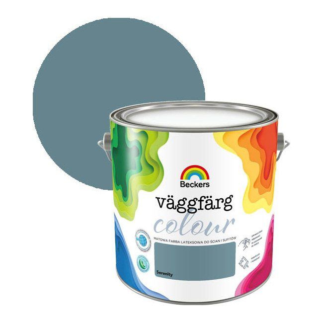 Farba lateksowa Beckers Vaggfarg Colour serenity 2,5 l