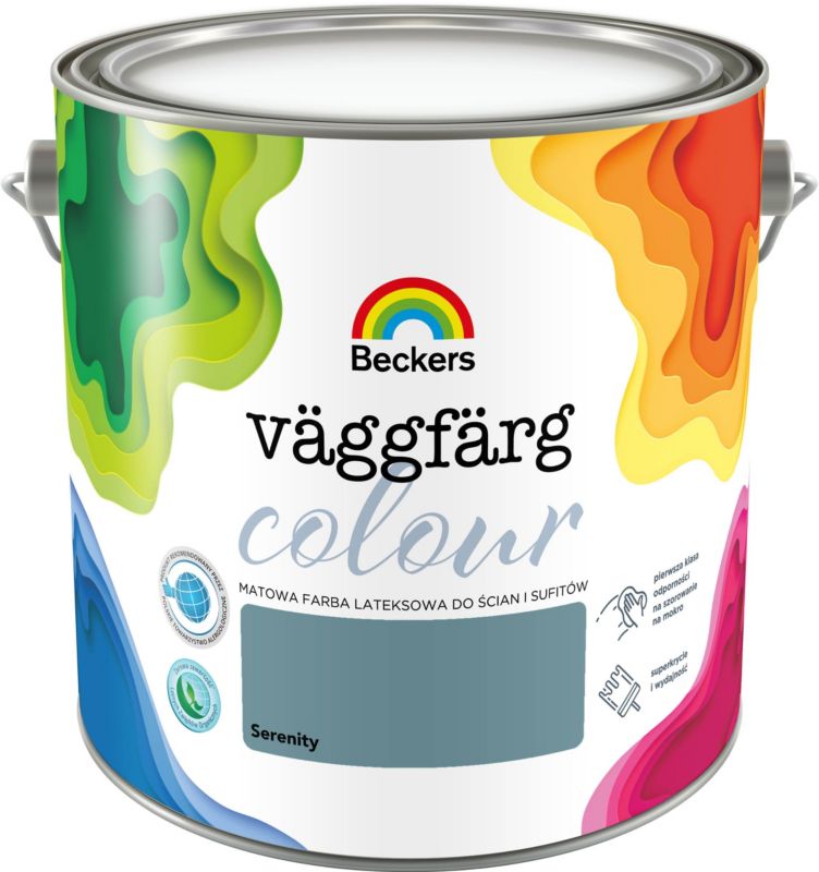 Farba lateksowa Beckers Vaggfarg Colour serenity 2,5 l