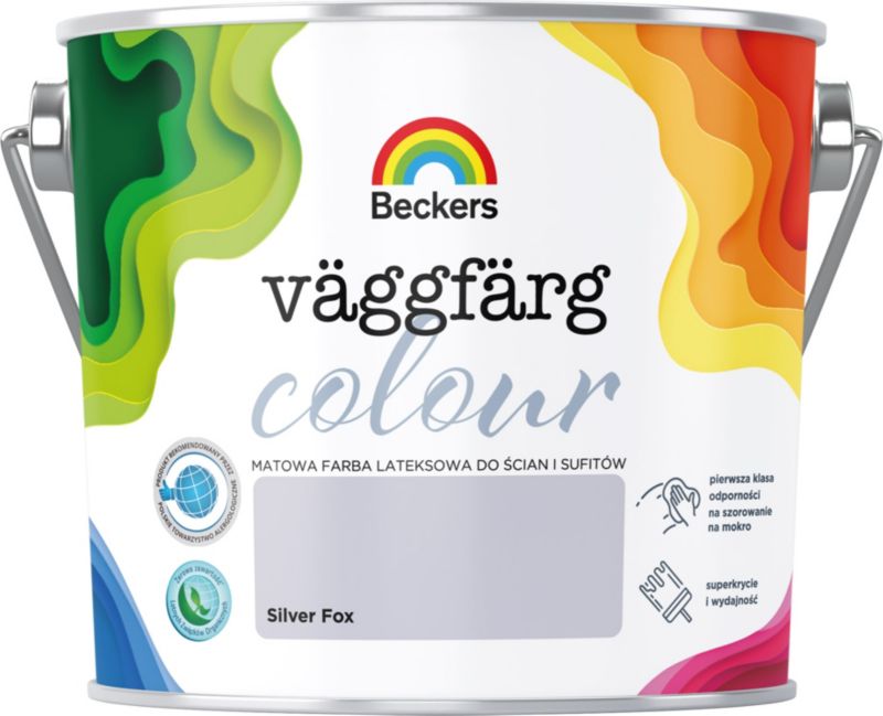 Farba lateksowa Beckers Vaggfarg Colour silver fox 2,5 l