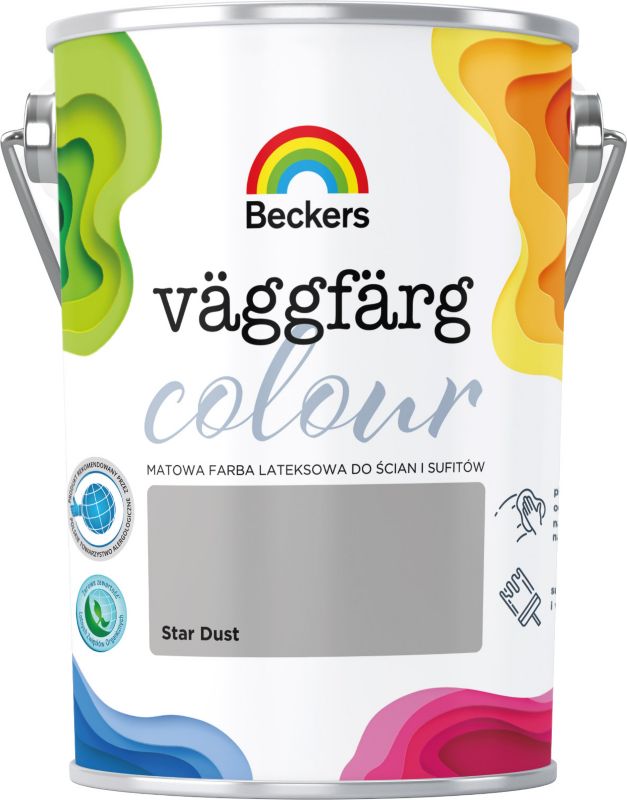 Farba lateksowa Beckers Vaggfarg Colour star dust 5 l