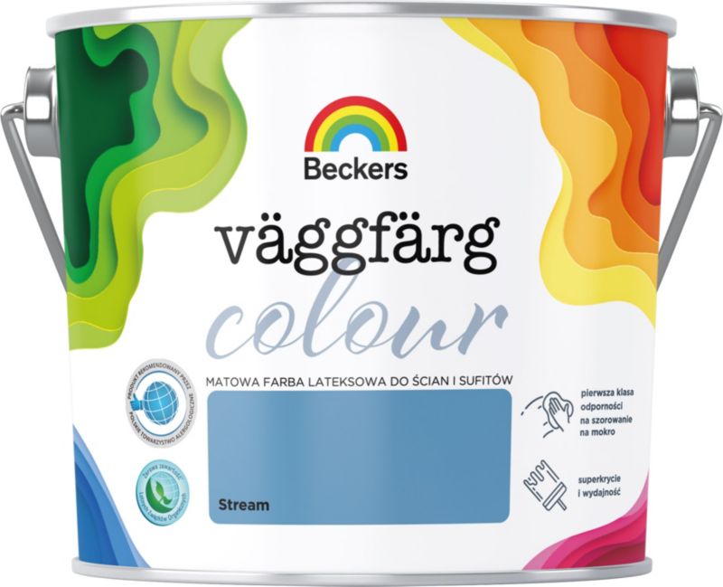 Farba lateksowa Beckers Vaggfarg Colour stream 2,5 l