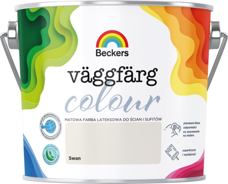 Farba lateksowa Beckers Vaggfarg Colour swan 2,5 l