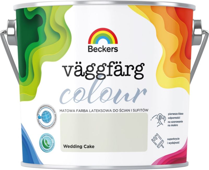 Farba lateksowa Beckers Vaggfarg Colour wedding cake 2,5 l