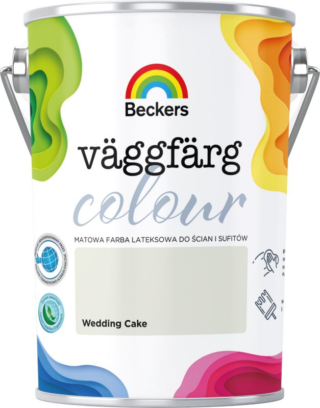 Farba lateksowa Beckers Vaggfarg Colour wedding cake 5 l