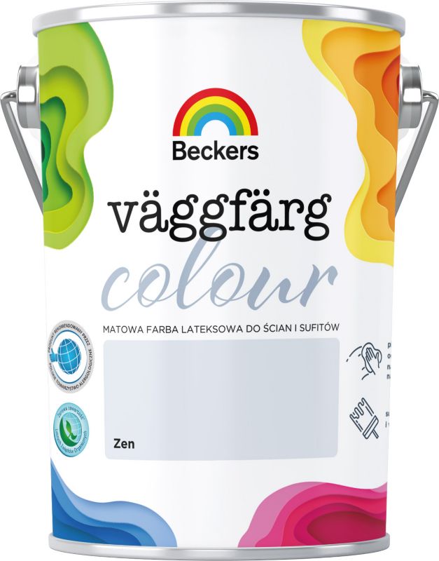 Farba lateksowa Beckers Vaggfarg Colour zen 5 l