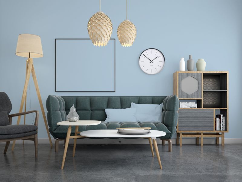 Farba Lateksowa Do Ścian i Sufitów Q-Cover Błękit H0169 Głęboki Mat 10L