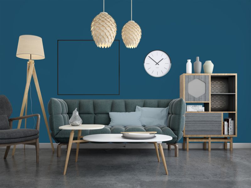 Farba Lateksowa Do Ścian i Sufitów Q-Cover Granatowy H0508 Głęboki Mat 10L