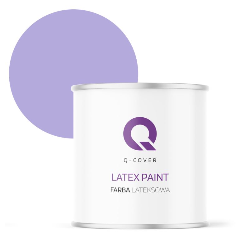 Farba Lateksowa Do Ścian i Sufitów Q-Cover Wrzosowy H2743 Głęboki Mat 2L