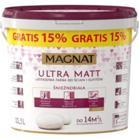 Farba lateksowa Magnat Ultra Matt biała 11,5 l