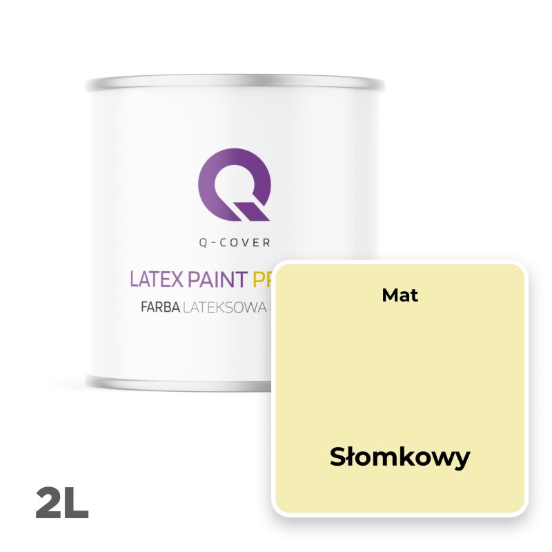 Farba Lateksowa Premium Plamoodporna do Ścian i Sufitów Q-Cover ...