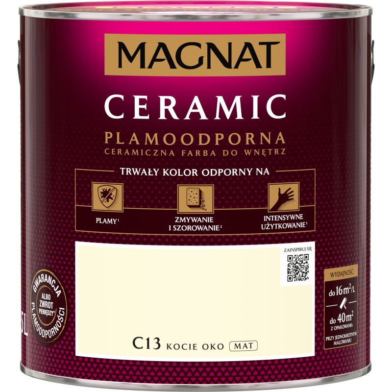 Farba Magnat Ceramic C13 kocie oko 2,5 l