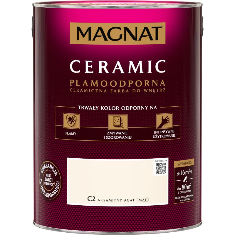 Farba Magnat Ceramic C2 aksamitny agat 5 l
