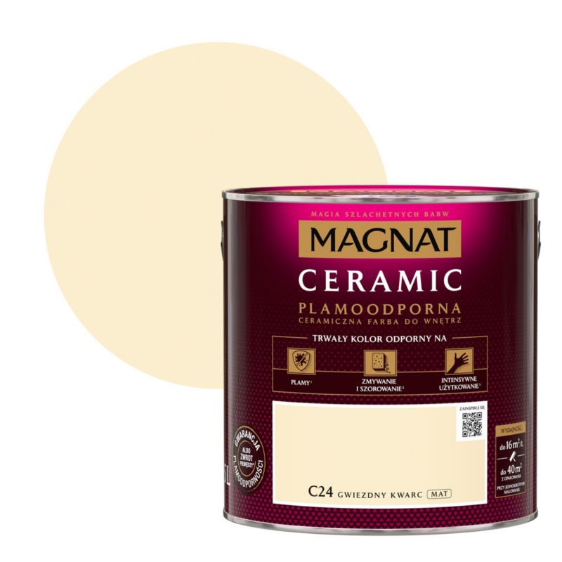 Farba Magnat Ceramic C24 gwiezdny kwarc 2,5 l