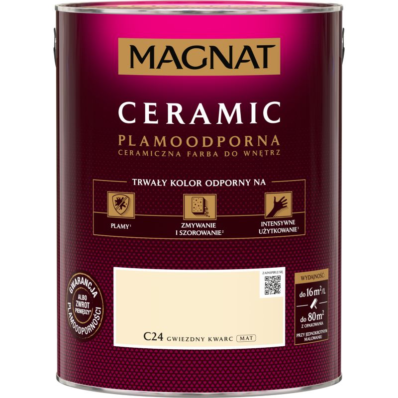 Farba Magnat Ceramic C24 gwiezdny kwarc 5 l