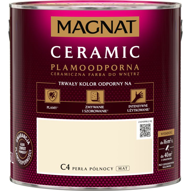 Farba Magnat Ceramic C4 perła północy 2,5 l
