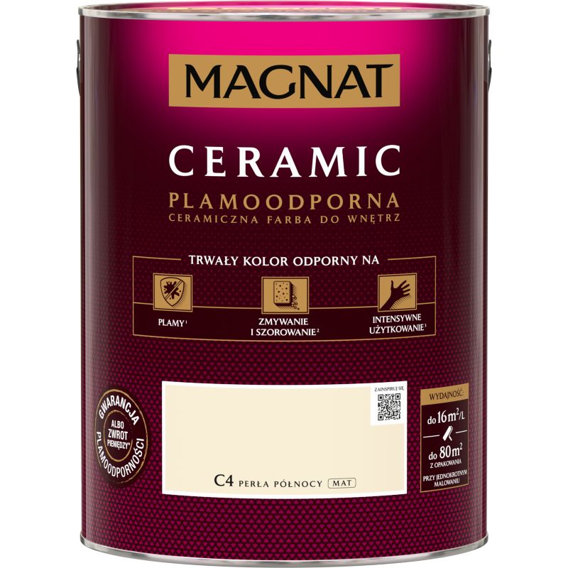 Farba Magnat Ceramic C4 perła północy 5 l