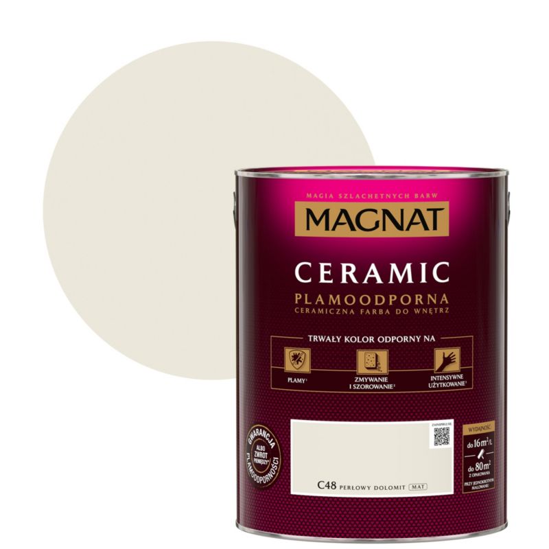 Farba Magnat Ceramic perłowy dolomit 5 l