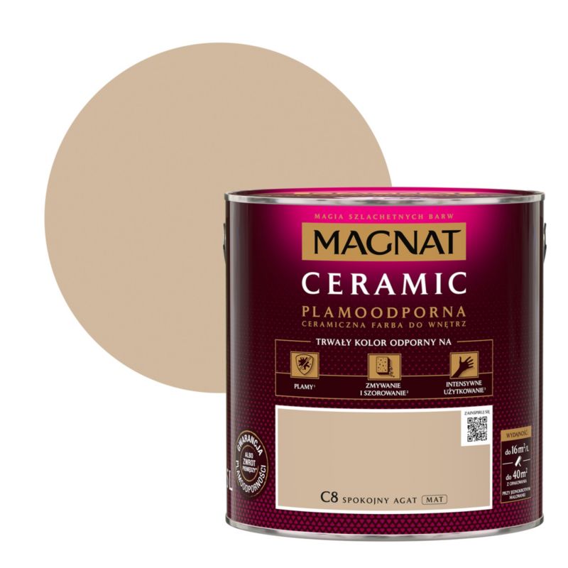 Farba Magnat Ceramic C8 spokojny agat 2,5 l