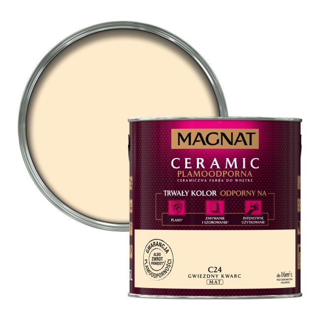 Farba Magnat Ceramic gwiezdny kwarc 2,5 l