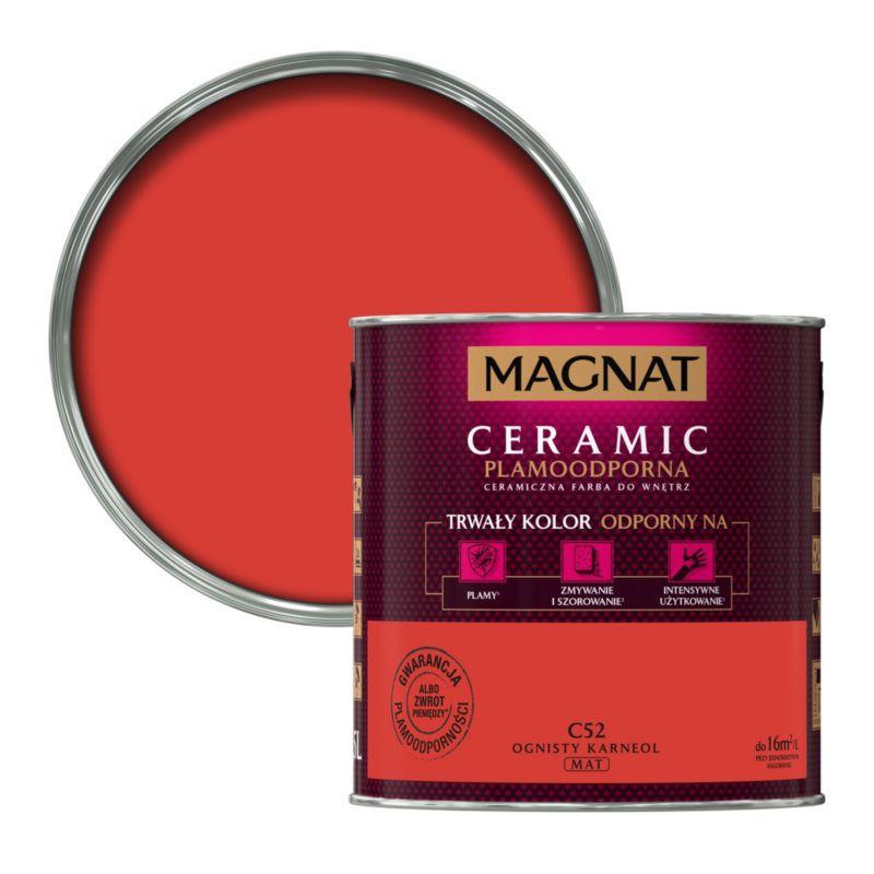 Farba Magnat Ceramic ognisty karneol 2,5 l