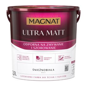Farba Magnat Ultra Matt śnieżnobiała 2,5 l