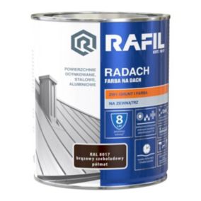 Farba na dach Rafil Radach brąz czekoladowy RAL8017 0,75 l