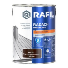 Farba na dach Rafil Radach brąz czekoladowy RAL8017 5 l