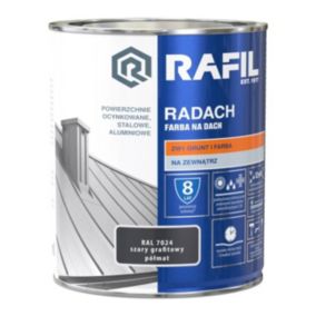 Farba na dach Rafil Radach szary grafitowy RAL7024 0,75 l