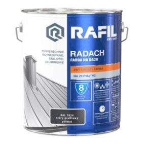 Farba na dach Rafil Radach szary grafitowy RAL7024 10 l