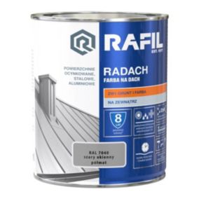 Farba na dach Rafil Radach szary okienny RAL7040 0,75 l