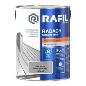 Farba na dach Rafil Radach szary okienny RAL7040 5 l