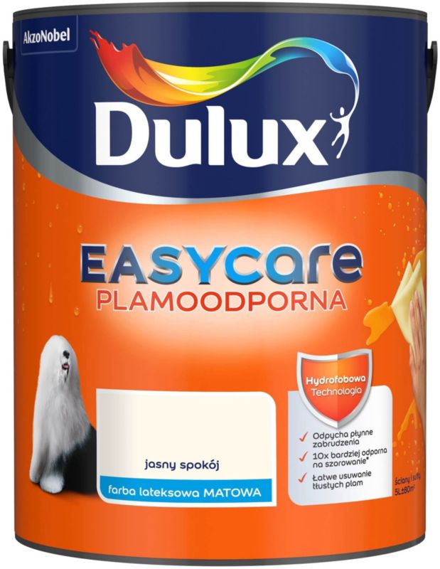 Farba plamoodporna Dulux EasyCare jasny spokój 5 l