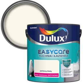 Farba plamoodporna Dulux EasyCare Kuchnia i Łazienka perłowy biały 2,5 l