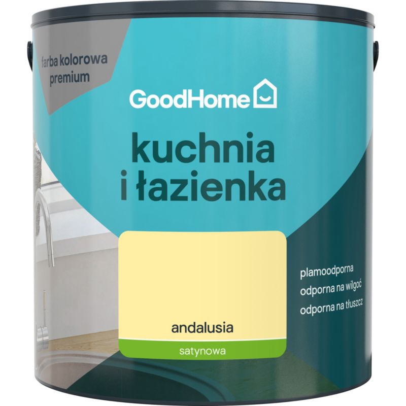 Farba plamoodporna GoodHome Kuchnia i Łazienka andalusia 2,5 l