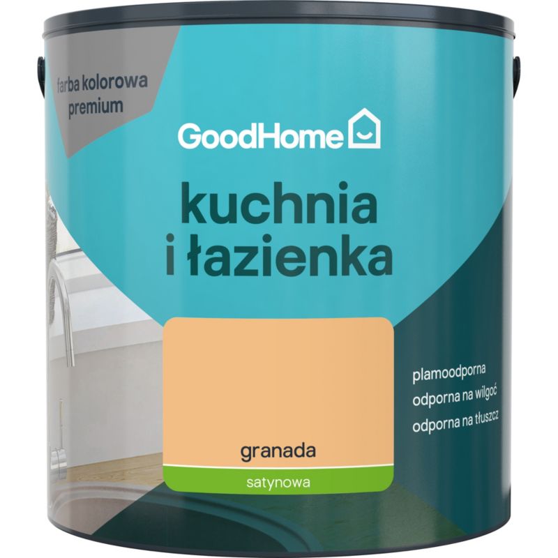 Farba plamoodporna GoodHome Kuchnia i Łazienka granada 2,5 l